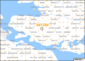 map of Datzow