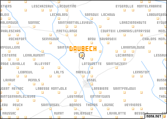 map of Daubech