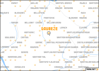 map of Daubèze