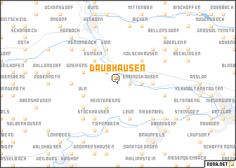 map of Daubhausen