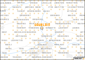 map of Daublain