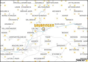 map of Daubringen