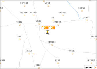 map of Daudau