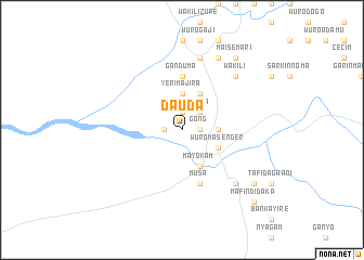 map of Dauda