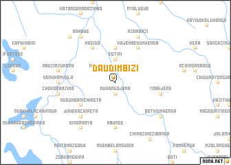 map of Daudi Mbizi