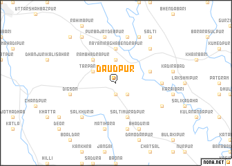 map of Dāudpur