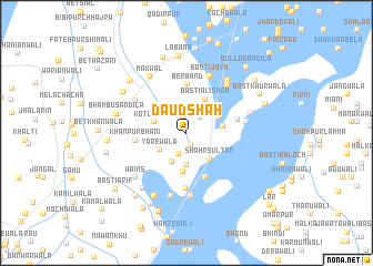 map of Dāūd Shāh