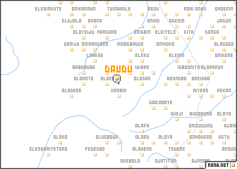 map of Daudu