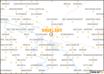 map of Dauelsen