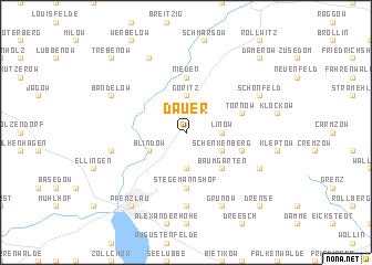 map of Dauer