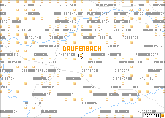 map of Daufenbach