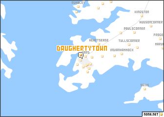 map of Daugherty Town