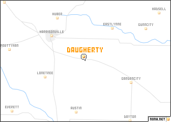 map of Daugherty