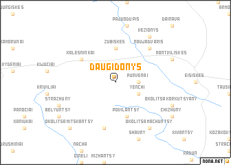 map of Daugidonys