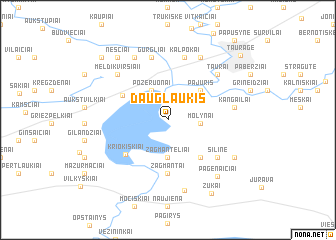 map of Dauglaukis