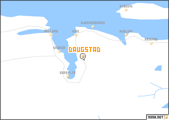 map of Daugstad