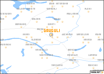 map of Dauguļi