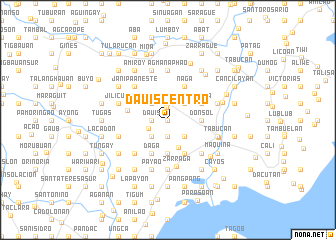 map of Dauis Centro