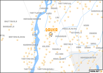 map of Dauka