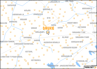 map of Dauke