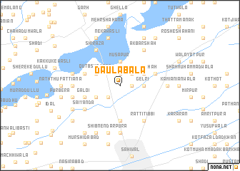 map of Daula Bāla