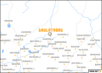 map of Daulatābād
