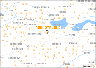 map of Daulatewāla