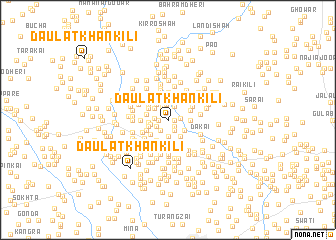 map of Daulat Khān Kili