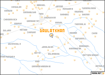 map of Daulat Khān