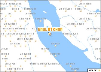 map of Daulatkhān