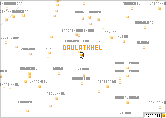 map of Daulat Khel