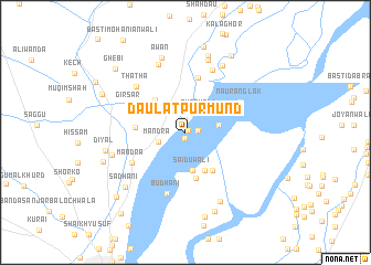 map of Daulatpur Mund