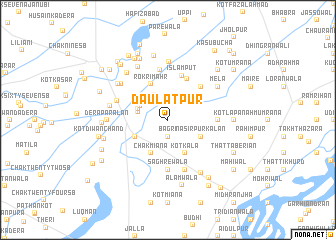 map of Daulatpur