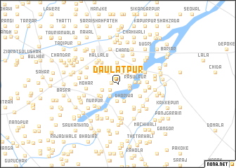 map of Daulatpur