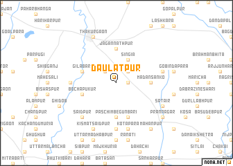 map of Daulatpur