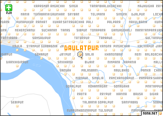 map of Daulatpur