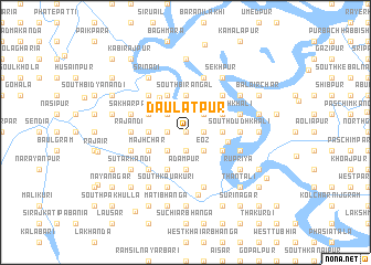 map of Daulatpur