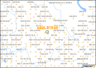 map of Daulatpur