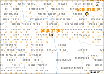 map of Daulatpur