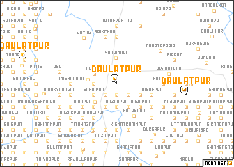 map of Daulatpur