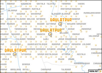 map of Daulatpur