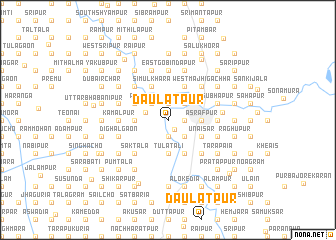 map of Daulatpur