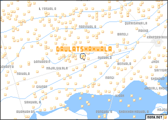 map of Daulat Shāhwāla