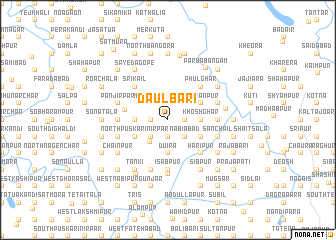 map of Daulbāri