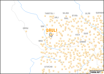 map of Dauli