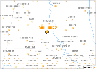 map of Daulkhār