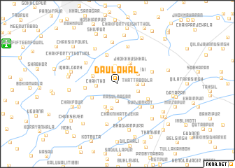 map of Daulowāl