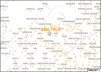 map of Daultāla