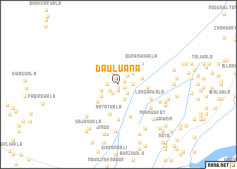 map of Dauluāna