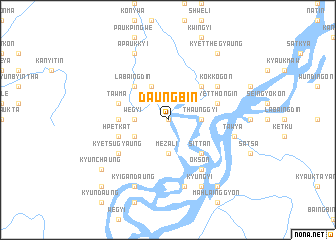 map of Daungbin